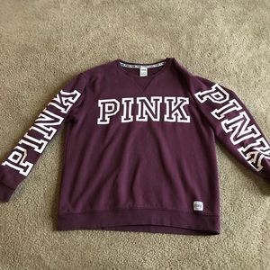 Victoria’s Secret PINK sweatshirt maroon colored